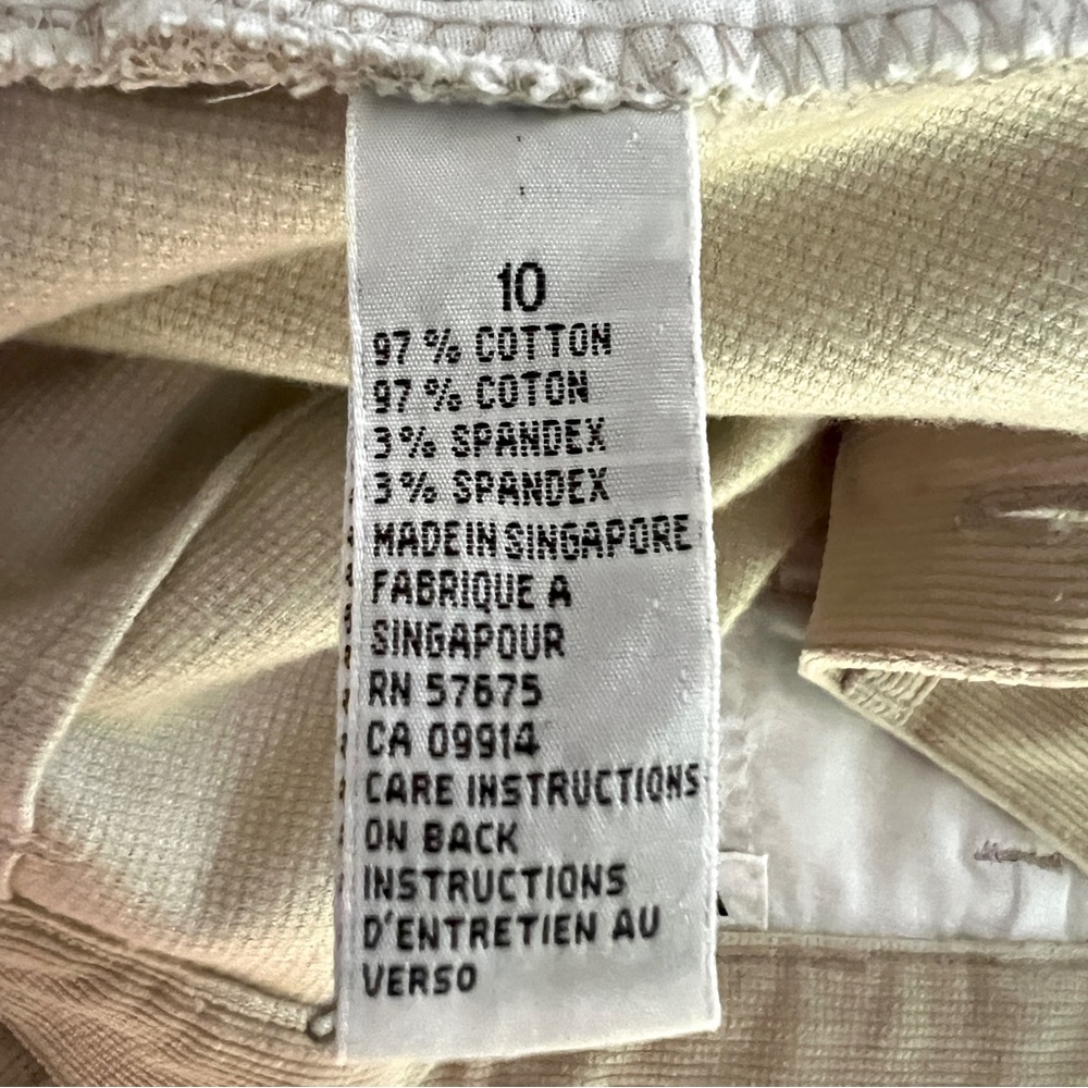 Vittadini High-Rise Corduroy Pants, size 10 - GUC - Picture 4 of 6